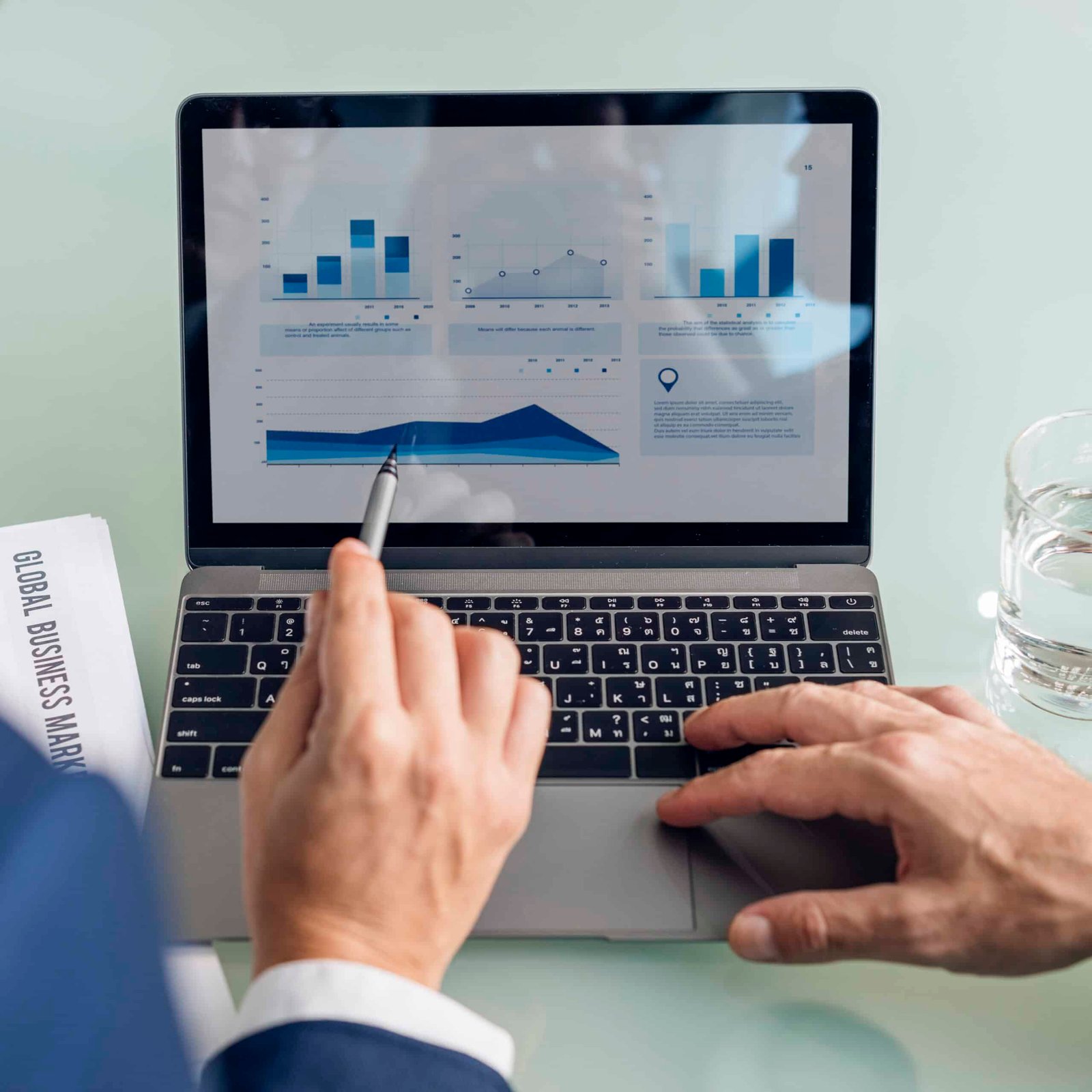 management Business Brainstorming Graph Chart Report Data Concept